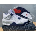 wholesale cheap nike air jordan 4 Midnight Navy shoes aaa